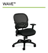 HON Wave Home Office Desk Chair - Office Chair Ergonomic Desk Chair - Ergonomic Mesh Office Chair