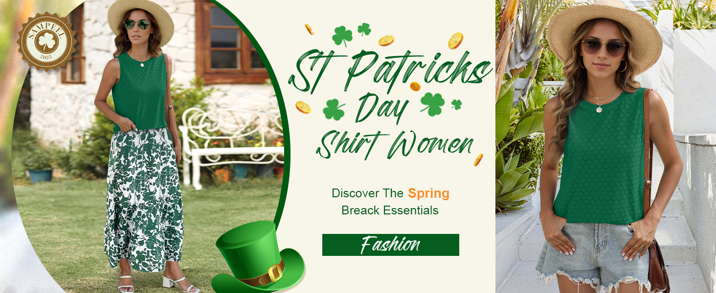 Spring St Patricks Day Shirt Women