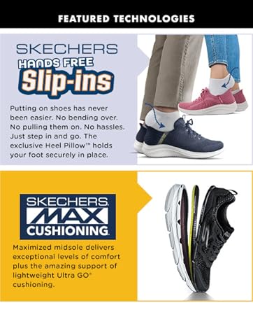 hands free Slip-ns and Max Cushioning