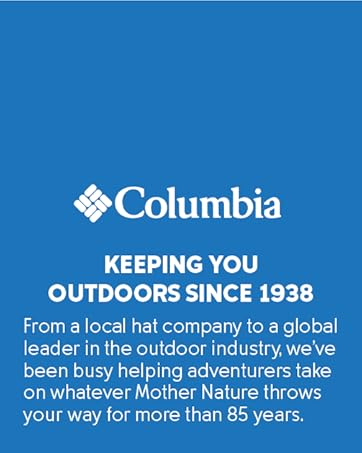 COLUMBIA KEEPING YOU OUTDOORS SINCE 1938