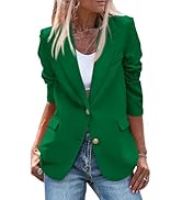 PRETTYGARDEN Women's 2024 Fall Business Casual Blazers Long Sleeve Notch Lapel Trendy Work Office...