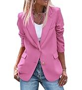 PRETTYGARDEN Women's 2024 Fall Business Casual Blazers Long Sleeve Notch Lapel Trendy Work Office...