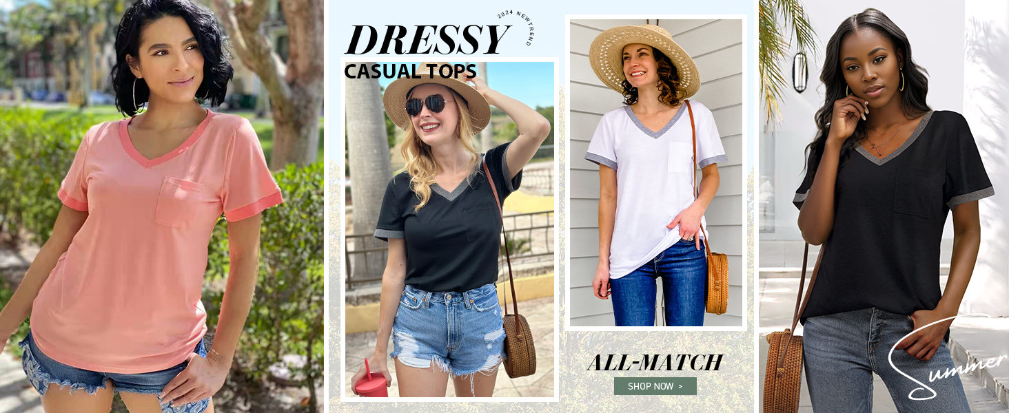 Short Sleeve Shirts for Women