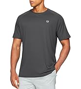 Men's Dry Fit Short Sleeve T-Shirt Crewneck Lightweight Tee Shirts for Men Workout Athletic Casual