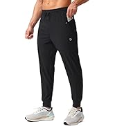 G Gradual Men's Joggers Pants with Zipper Pockets Stretch Athletic Sweatpants for Men Workout Jog...