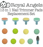 royal angels baby nail trimmer pads