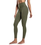 POSHDIVAH Women's Creamluxe Yoga Leggings High Waisted Cream-Feeling Workout Lounge Pants 25" for...