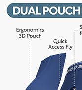 DAVID ARCHY Men's Underwear Micro Modal Dual Pouch Trunks Support Ball Pouch Bulge Enhancing Boxe...