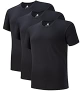 DAVID ARCHY Men's Undershirts Micro Modal Ultra Soft T-Shirts Stretch Moisture-Wicking Crewneck/V...