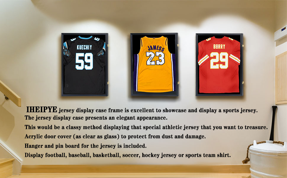 sports jersey hangers jersey display frame jersey display case