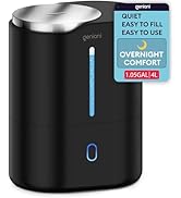 GENIANI Ultrasonic Cool Mist Humidifier for Bedroom, Large Rooms, Home, 4L - Easy Fill & Clean Hu...