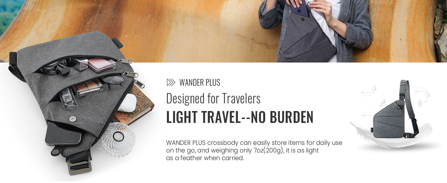 Anti Theft Crossbody Bag