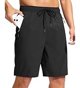 G Gradual Men's Swim Trunks 9" Quick Dry Swimming Board Shorts with Zipper Pockets Swimwear Bathi...