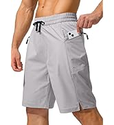 Men's Swim Trunks Quick Dry Board Shorts with Zipper Pockets Beach Shorts Bathing Suits for Men -...