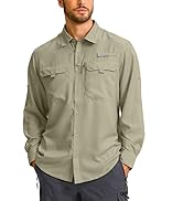 G Gradual Men's Sun Protection Fishing Shirt with Zipper Pockets Long Sleeve UPF 50+ UV Cooling S...