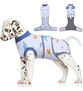 FUAMEY Dog Recovery Suit,Onesie for Dogs After Surgery Shirt Dog Surgical Suit,Doggy Female Spay ...