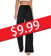 Women's Wide Leg Pajama Pants - Comfy Plaid