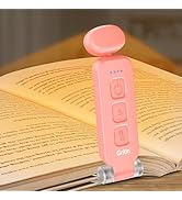 Gritin Rechargeable Book Light for Reading in Bed with Memory Function-Mini Portable, Eye Caring ...