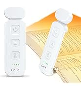 Gritin Reading Light, Rechargeable Book Light for Reading in Bed - Eye Caring 3 Color Temperature...