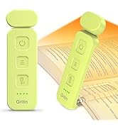 Gritin Reading Light, Rechargeable Book Light for Reading in Bed - Eye Caring 3 Color Temperature...