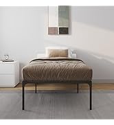 NapQueen Zeta Heavy Duty New Metal Platform Bed Frame, Easy Assembly, Sturdy & withstands up to 2...