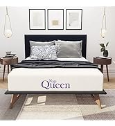 NapQueen Elizabeth 8 Inch Cooling Gel Infused, Twin Size Medium Firm Memory Foam Mattress, Bed in...