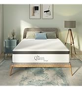NapQueen Full Mattress, 10 Inch Maxima Hybrid Cooling Gel Infused Memory Foam and Innerpring Matt...