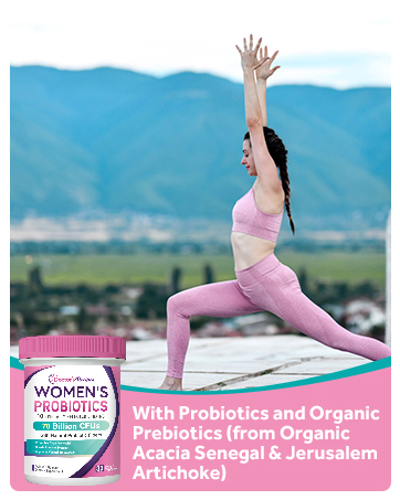 With probiotics and organic prebiotics