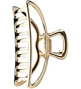 Kitsch Large Claw Clip - Big Open Shape Metal Hair Clips for Women | Stylish Large Hair Claw Clip...