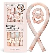Kitsch Back to School Satin Heatless Curling Set for Hair, Perfect Curls, No Damage, No Heat - Su...