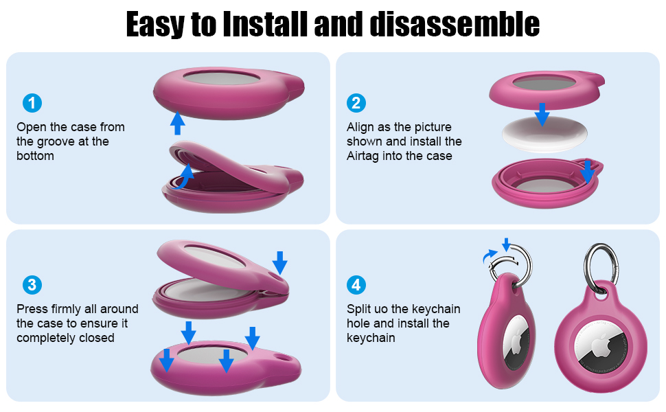 Airtag with key chain