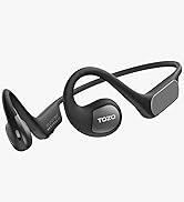 TOZO OpenReal Open Ear Headphones Bluetooth 5.3 Air Conduction Wireless Headphones Sport Earbuds ...