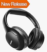 TOZO HA1 Bluetooth 5.4 Headphones, ENC Call Noise Cancelling with Mic Over Ear Wireless Headset F...