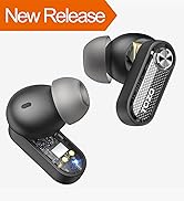 TOZO Crystal Pods Hybrid Active Noise Cancelling Wireless Earbuds, Dual Mics ENC AI Clear Calls, ...