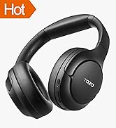 TOZO HT2 Hybrid Active Noise Cancelling Headphones, Wireless Over Ear Bluetooth Headphones, 60H P...