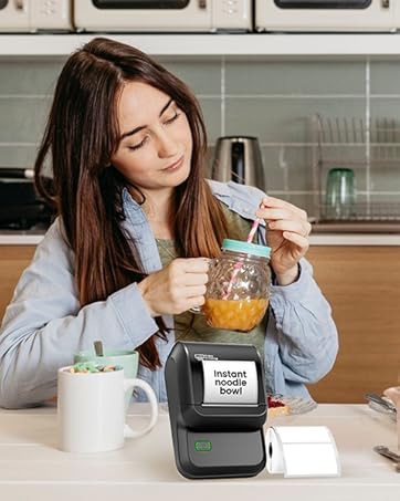 portable label printer address label printer sticker label maker label maker for small business