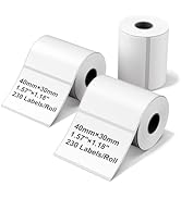 Thermal Labels for M110/M221/M220/M120/M200, 1.57"x1.18"(40x30mm),690 Labels/3 Rolls,Compatible w...