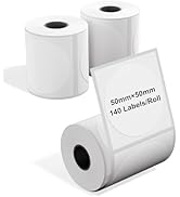 Thermal Labels for M110/M221/M220/M120/M200, 1.96" x 1.96"(50x50 mm),420 Labels/3 Rolls, Compatib...