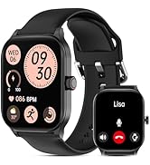 Smart Watch for Men Women(Answer/Make Call), Smartwatches with Heart Rate/SpO2/Sleep/Stress Monit...
