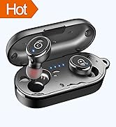 TOZO T10 Bluetooth 5.3 Wireless Earbuds with Wireless Charging Case IPX8 Waterproof Stereo Headph...
