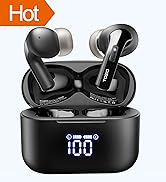 TOZO T20 Wireless Earbuds Bluetooth Headphones 48.5 Hrs Playtime with LED Digital Display, IPX8 W...