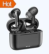 TOZO NC2 Hybrid Active Noise Cancelling Wireless Earbuds, in-Ear Detection Headphones, IPX6 Water...