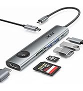 Acer USB C HUB Multiport Adapter, 7 in 1 USB C to HDMI Adapter with 4K@60Hz, 100W PD, 5Gbps 2*USB...