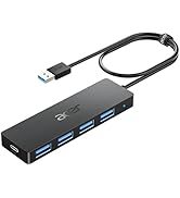Acer USB Hub 4 Ports, Multiple USB 3.0 Hub, USB A Splitter for Laptop with USB C Power Port, USB ...