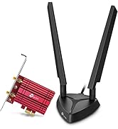 TP-Link WiFi 6E Intel AX210 AXE5400 PCIe WiFi Card for PC (Archer TXE75E) - Tri Band Wireless Ada...