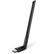 TP-Link USB WiFi Adapter for Desktop PC, AC1300 USB 3.0 Wireless Dual Band Network Adapter with H...