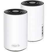TP-Link Deco AXE5400 Tri-Band WiFi 6E Mesh System(Deco XE75 Pro) - 2.5G WAN/LAN Port, Covers up t...