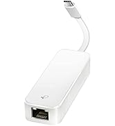 TP-Link USB C To Ethernet Adapter(UE300C), RJ45 To USB C [Thunderbolt 3/4 Compatible] Type-C Giga...