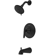 Pfister Weller Tub Shower Faucet Matte Black (Valve Not Included) LG898WRB