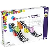 MAGNA-TILES Downhill Duo 40-Piece Magnetic Construction Set, The Original Magnetic Building Brand